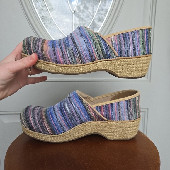 Dansko Professional Jute Artisan Weave Espadrille Clog - Picture 5 of 11